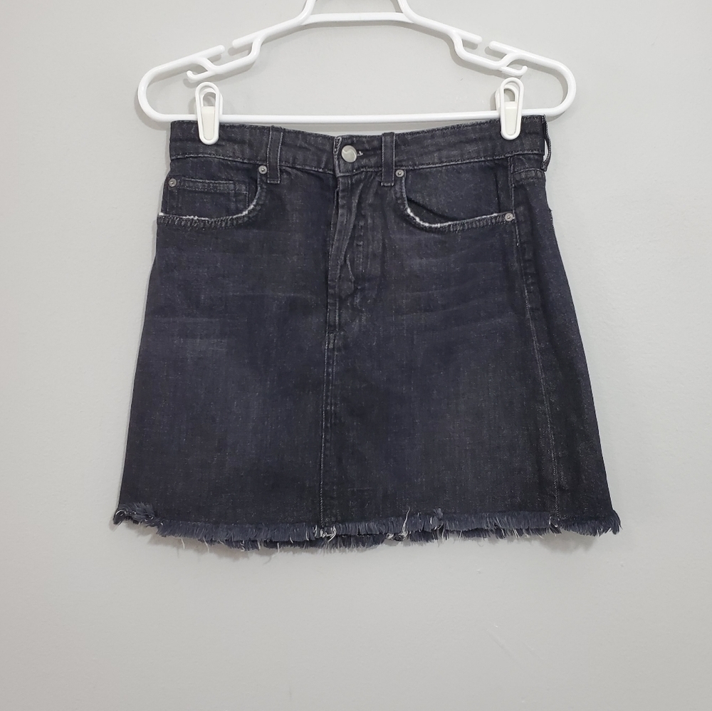Joe's Jeans Gretel Black Denim Skirt